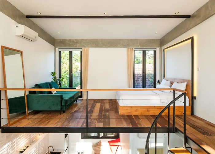 Vakantiehuis Luxury Loft With Private Pool In Heart Of Berawa
